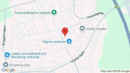 Apartments for rent i Upplands Väsby - kort over placeringen