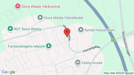 Apartments for rent i Upplands Väsby - kort over placeringen