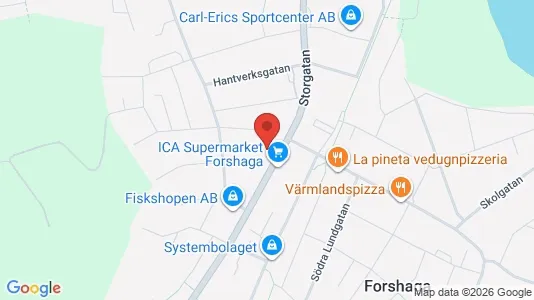 Apartments for rent i Forshaga - kort over placeringen