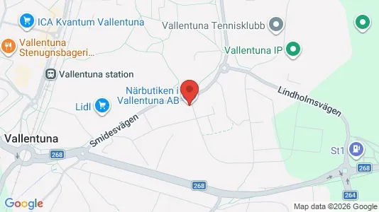 Apartments for rent i Vallentuna - kort over placeringen