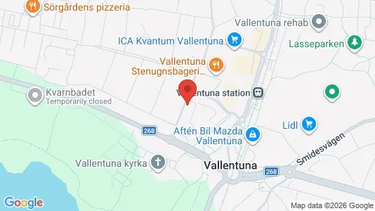 Apartments for rent i Vallentuna - kort over placeringen