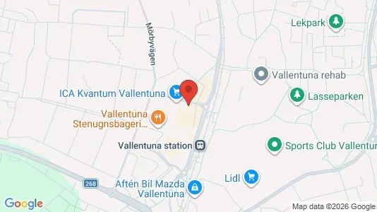 Apartments for rent i Vallentuna - kort over placeringen