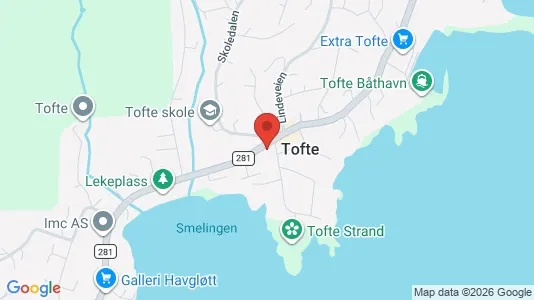 Apartments for rent i Hurum - kort over placeringen