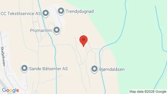 Apartments for rent i Sande - kort over placeringen