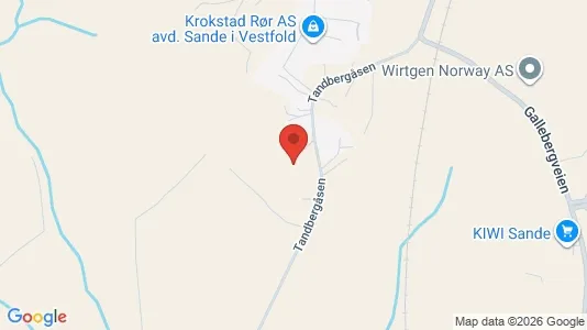 Apartments for rent i Sande - kort over placeringen
