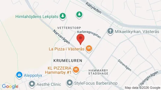 Apartments for rent i Västerås - kort over placeringen
