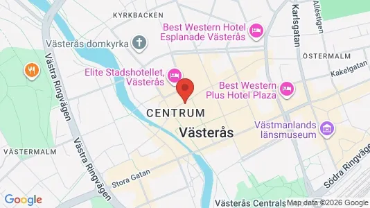 Apartments for rent i Västerås - kort over placeringen