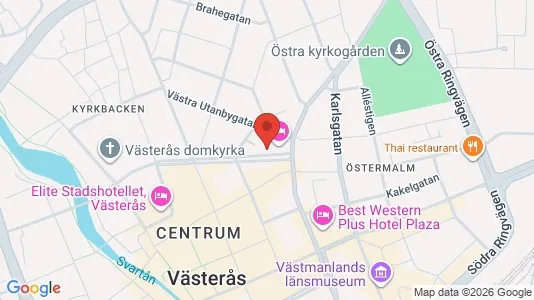 Apartments for rent i Västerås - kort over placeringen
