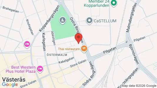 Apartments for rent i Västerås - kort over placeringen