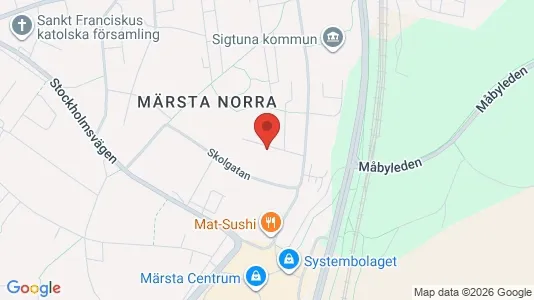Apartments for rent i Sigtuna - kort over placeringen