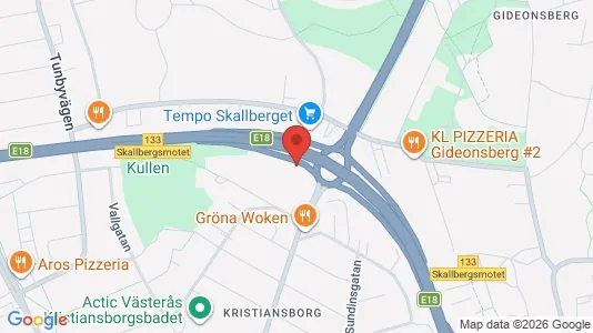 Apartments for rent i Västerås - kort over placeringen