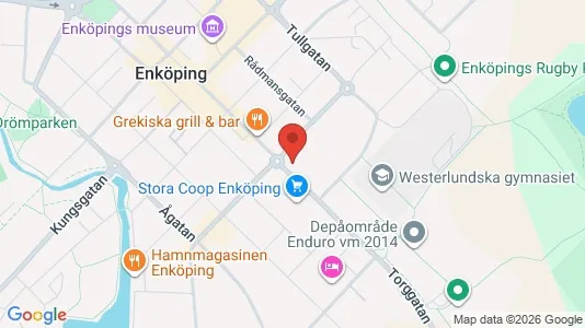 Apartments for rent i Enköping - kort over placeringen