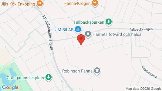 Apartments for rent i Enköping - kort over placeringen
