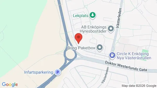 Apartments for rent i Enköping - kort over placeringen
