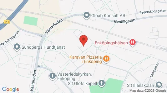 Apartments for rent i Enköping - kort over placeringen