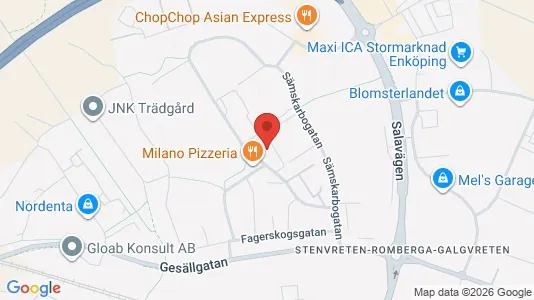 Apartments for rent i Enköping - kort over placeringen