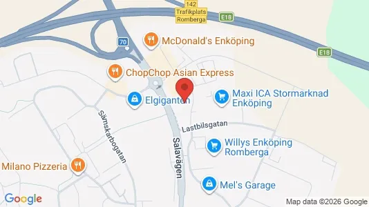 Apartments for rent i Enköping - kort over placeringen