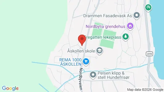 Apartments for rent i Drammen - kort over placeringen