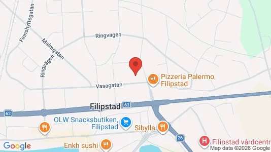 Apartments for rent i Filipstad - kort over placeringen