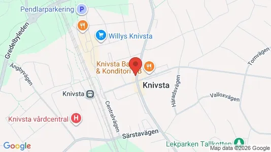 Apartments for rent i Knivsta - kort over placeringen