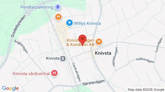 Apartments for rent i Knivsta - kort over placeringen