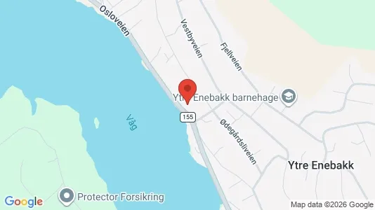 Rooms for rent i Enebakk - kort over placeringen