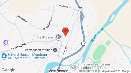 Apartments for rent i Øvre Eiker - kort over placeringen