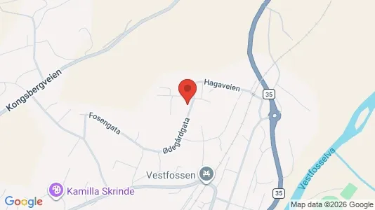 Apartments for rent i Øvre Eiker - kort over placeringen