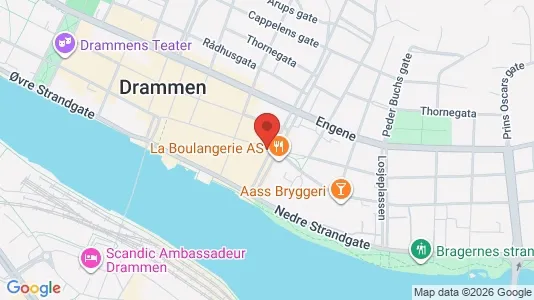 Apartments for rent i Drammen - kort over placeringen