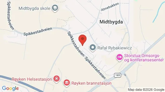 Rooms for rent i Røyken - kort over placeringen