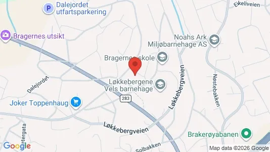 Apartments for rent i Drammen - kort over placeringen