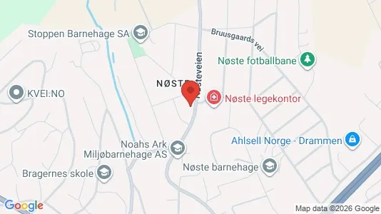 Apartments for rent i Lier - kort over placeringen