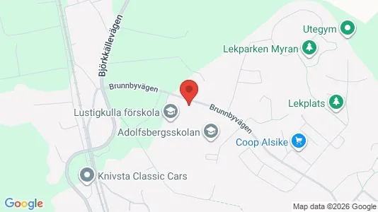 Apartments for rent i Knivsta - kort over placeringen