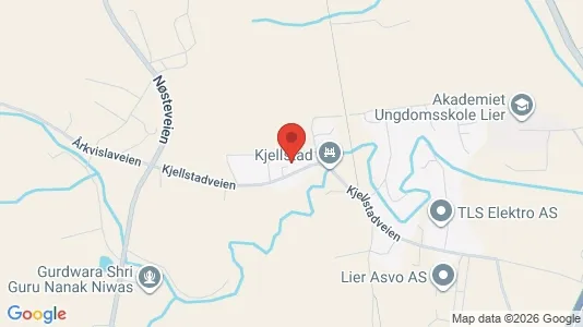 Apartments for rent i Lier - kort over placeringen