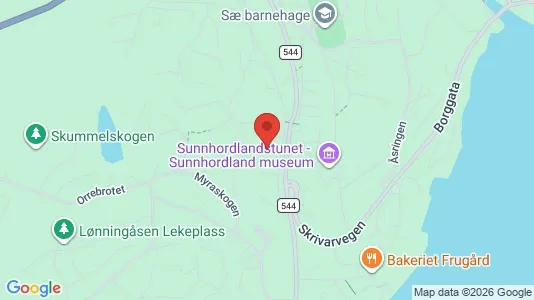 Rooms for rent i Stord - kort over placeringen