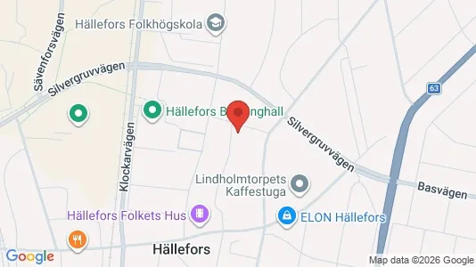 Apartments for rent i Hällefors - kort over placeringen