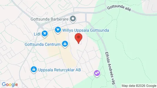 Apartments for rent i Uppsala - kort over placeringen