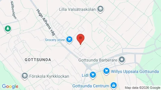 Apartments for rent i Uppsala - kort over placeringen