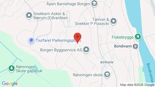 Apartments for rent i Asker - kort over placeringen