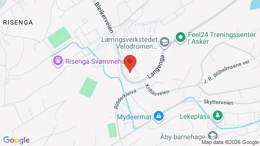 Apartments for rent i Asker - kort over placeringen