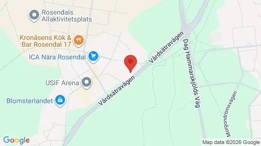 Apartments for rent i Uppsala - kort over placeringen