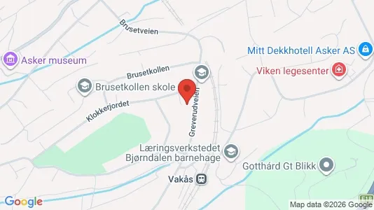 Apartments for rent i Asker - kort over placeringen