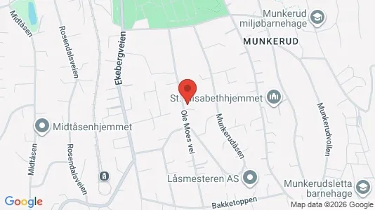 Rooms for rent i Oslo Nordstrand - kort over placeringen