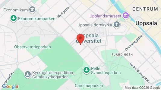 Apartments for rent i Uppsala - kort over placeringen