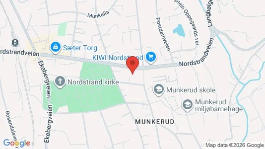 Apartments for rent i Oslo Nordstrand - kort over placeringen