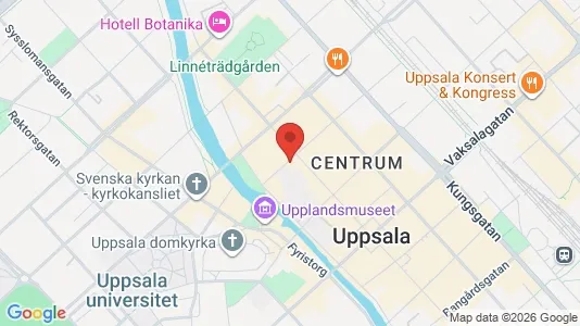 Apartments for rent i Uppsala - kort over placeringen