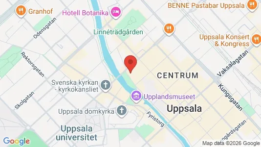 Apartments for rent i Uppsala - kort over placeringen