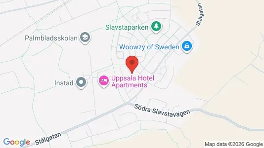 Apartments for rent i Uppsala - kort over placeringen
