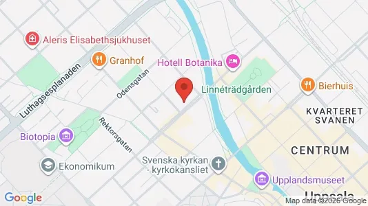 Apartments for rent i Uppsala - kort over placeringen