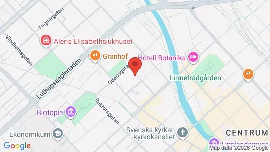 Apartments for rent i Uppsala - kort over placeringen